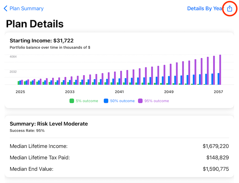 Retirement Plan Share Button